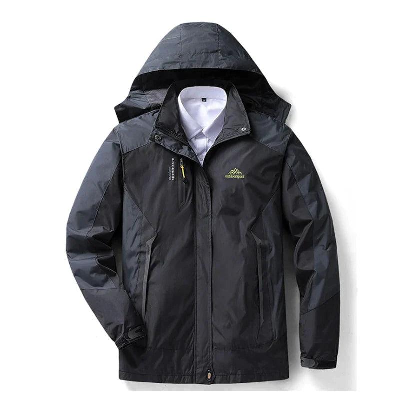 Womens Waterproof Rain Jacket Hooded With Zippered Pockets - Nalani - UK Fashion Clothing and Decor