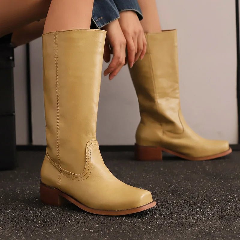 Zahara | Women's Classic Knee-High Boots - Tall Riding Dress Boots - Nalani - Fashion Clothing and Decor