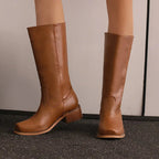 Zahara | Women's Classic Knee-High Boots - Tall Riding Dress Boots - Nalani - Fashion Clothing and Decor