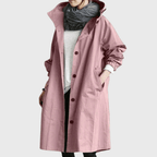 Zahara | Women’s Coat | Trench Longline Hooded - Nalani - Fashion Clothing and Decor