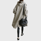 Zahara | Women’s Coat | Trench Longline Hooded - Nalani - Fashion Clothing and Decor