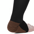 Zipper Support Socks – Open Toe Zip-Up Socks for Men & Women, Easy On & Off, Beige or Black, S–XXL - Nalani - Fashion Clothing and Decor