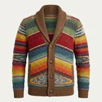 Men's Shawl Collar Cardigan – Open Front Knit Cardigan Sweater with Relaxed Fit, M–4XL – Wilshire