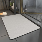 Microsuede Bath Mat – Quick Dry Non-Slip Thin Bathroom Rug, Soft & Absorbent, 0.14 in Thick, 4 Colors, 3 Sizes