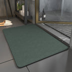 Microsuede Bath Mat – Quick Dry Non-Slip Thin Bathroom Rug, Soft & Absorbent, 0.14 in Thick, 4 Colors, 3 Sizes