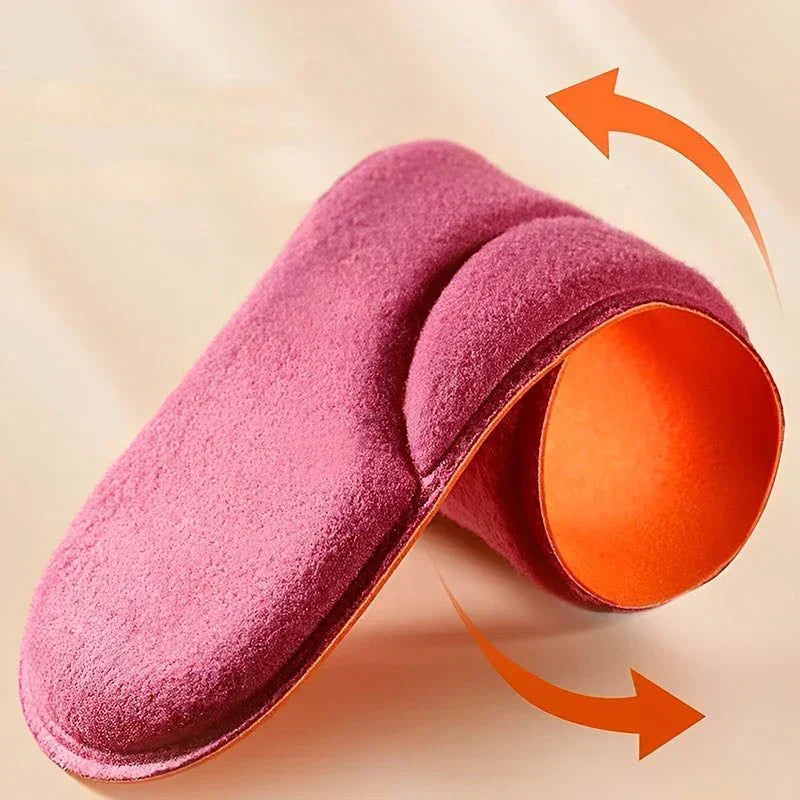 Self-Heating Insoles – Thermal Foot Warmer Insoles with Memory Foam, No Charging Needed, 1 Pair, EU 35–46