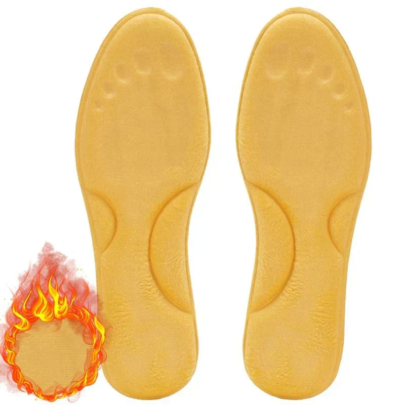 Self-Heating Insoles – Thermal Foot Warmer Insoles with Memory Foam, No Charging Needed, 1 Pair, EU 35–46